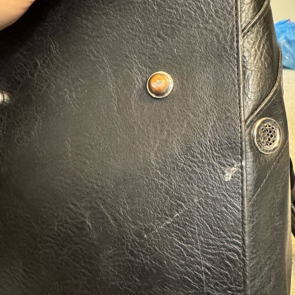 Vintage lululemon Black Duffel Bag Smooth Leather - Picture 9 of 16